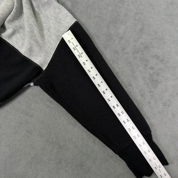 Maurices Sweater Womens 2X Gray Pink Color Block Long Sleeve Pullover Stretch - Picture 5 of 8